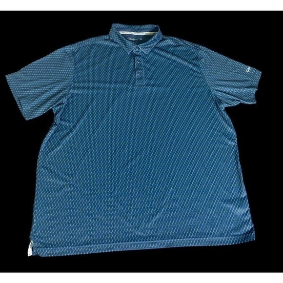 Walter Hagan 11 Majors Men's Polo Golf Shirt Blue Golf Tee Graphic Size 2XL - Picture 8 of 11